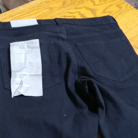 EVERLANE MEN'S Jeans DENIM Pants New Performance Uniform Black 31 x 34 Skinny - Picture 8 of 9